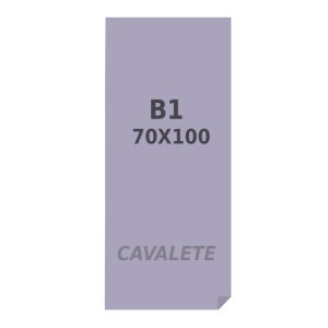 Cavalete Económico em Ferro Azul - Image 2